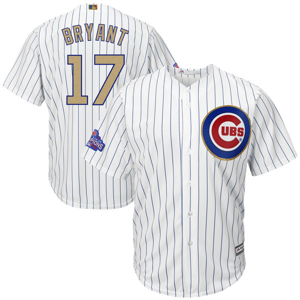 CUBS White 2017 Gold Program Jerseys-002